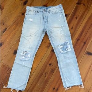 Men’s Ksubi light wash jean